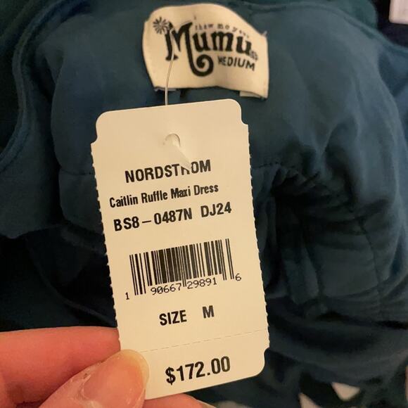 Show Me Your Mumu Caitlin Ruffle Maxi Medium NWT - Picture 8 of 9